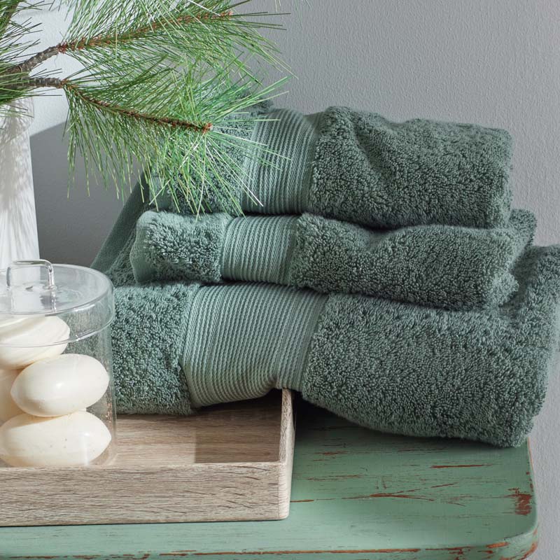 Regal Egyptian Cotton Bath Towel - Jade Green