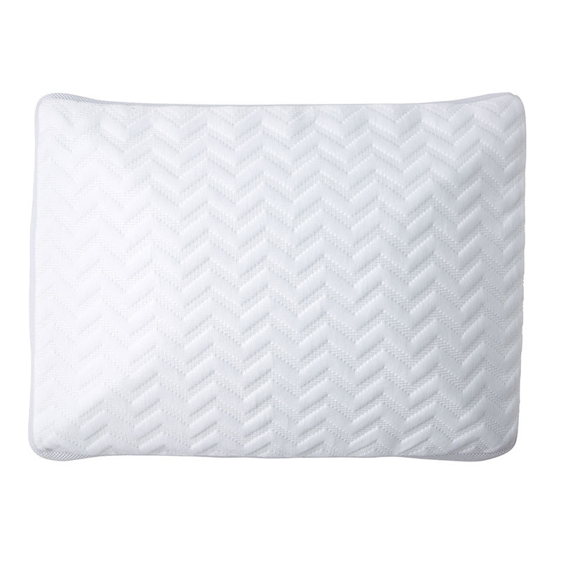 Neck Support Memory Foam Pillow - White, Knit, Tencel Lyocell | The Company Store