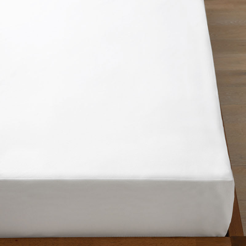 Waterproof Mattress Pad - White, Size Full, Cotton Percale | The Company Store