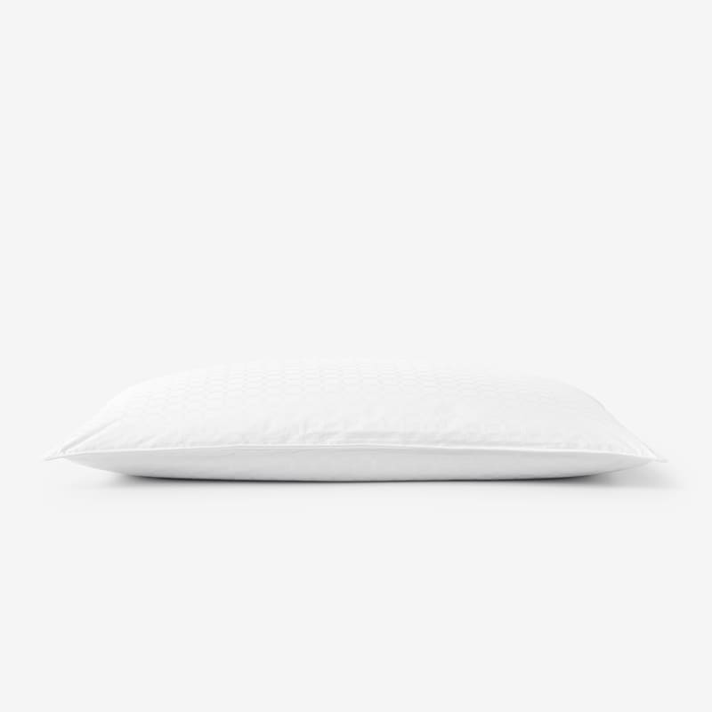 European White Goose Down Pillow - King / Firm