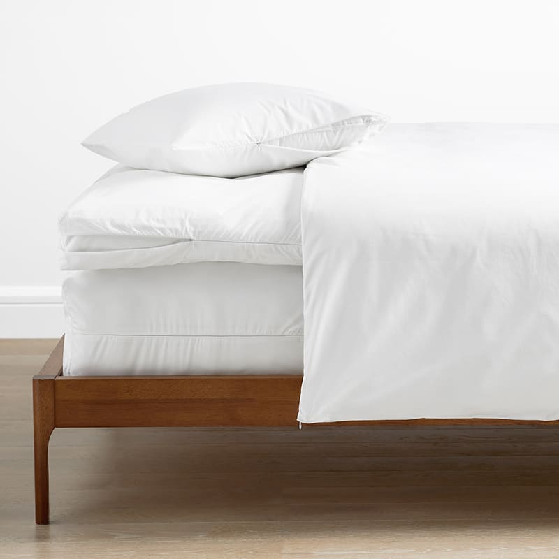 Company Cotton Protective Featherbed Cover The Company Store