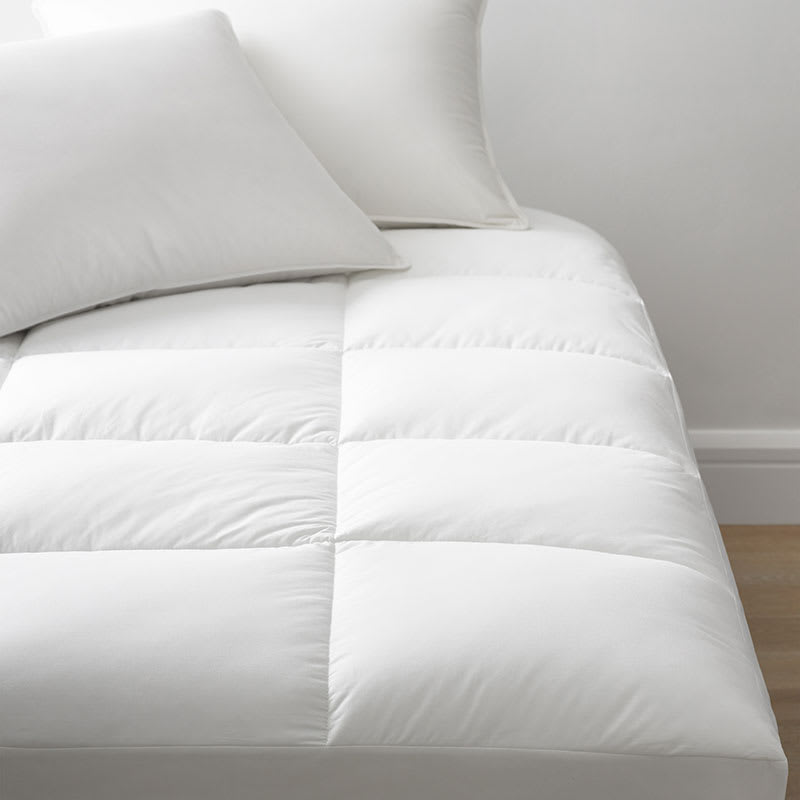 Waterproof Mattress Pad - White, Size Full, Cotton Percale | The Company Store