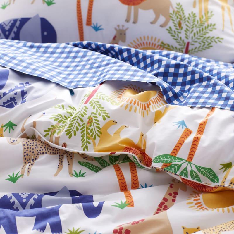 Jungle animal duvet cover top