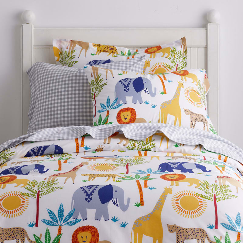 Jungle animal duvet cover best sale