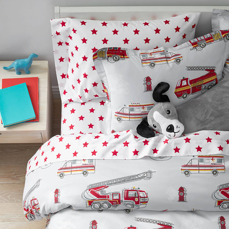 Fire truck comforter twin new arrivals