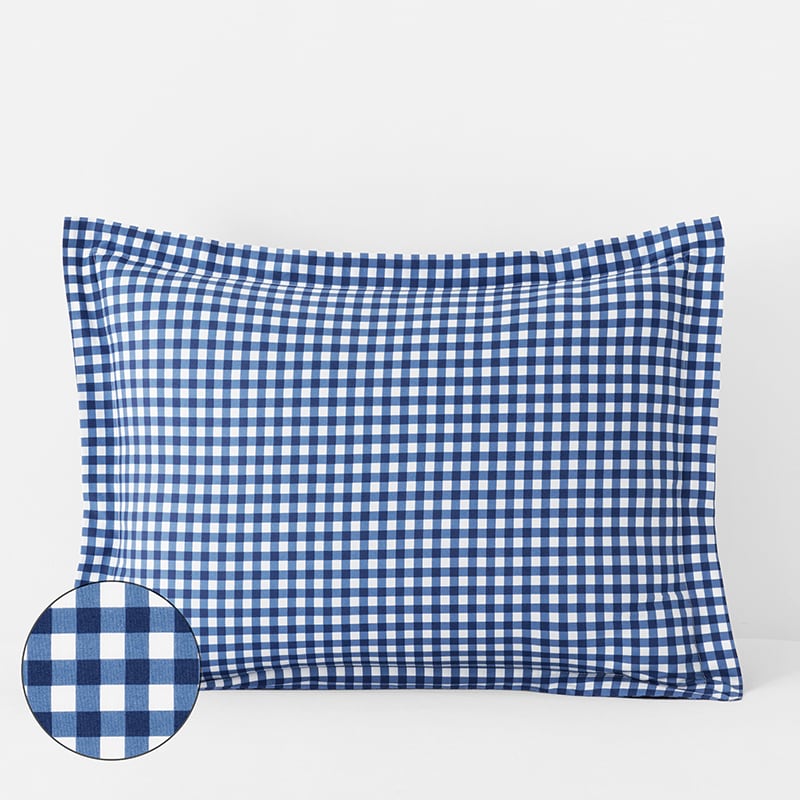 Gingham pillow shams best sale