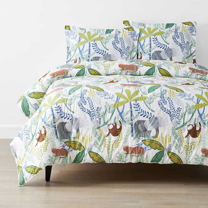 Kids jungle bedding hot sale
