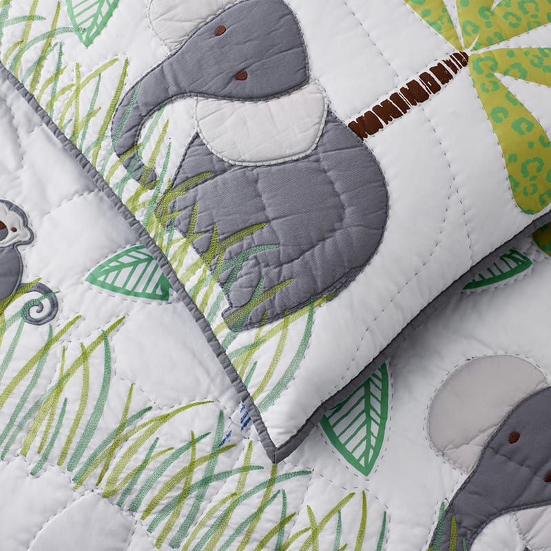 Into The Wild Organic Cotton Quilted Kids Bedspread – Kip&Co USA