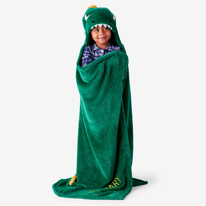 Hooded fleece blanket clearance