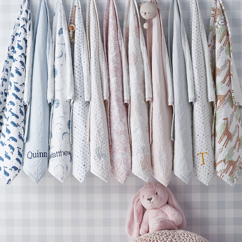 Aden + Anais Essentials Plush Blanket in Blush Pink | 100% Polyester