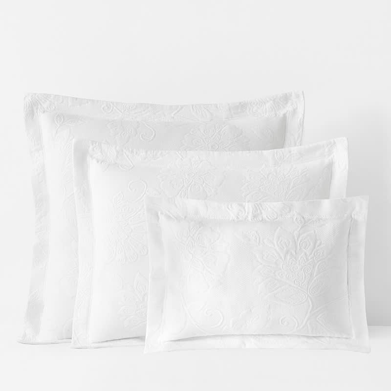 Matelasse pillow shams hotsell