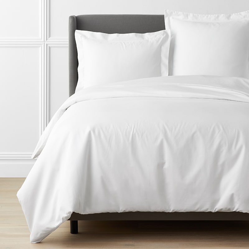 600-Thread Count Egyptian Cotton Sateen Duvet Cover | The Company