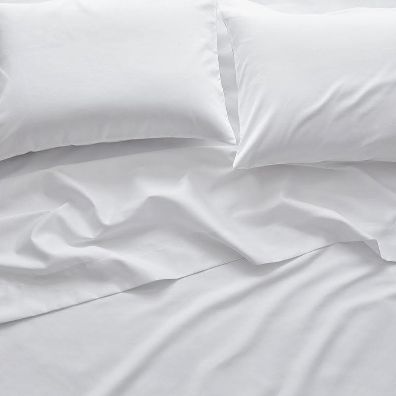 Supima® Cotton Wrinkle-Free Sateen Fitted Sheet | The Supima® Cotton Wrinkle-Free Sateen Fitted Sheet | The