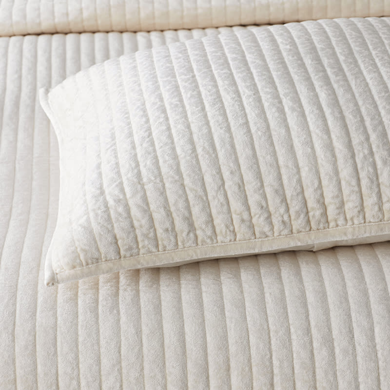 Legends Luxury™ Harmony Velvet Channel Quilt | The Company Store