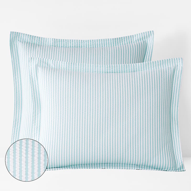 T7047 - Cotton Lyocell Seersucker Stripe