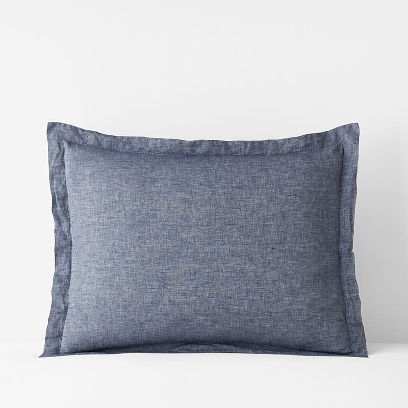 Relaxed Chambray Linen Sham The Company Store