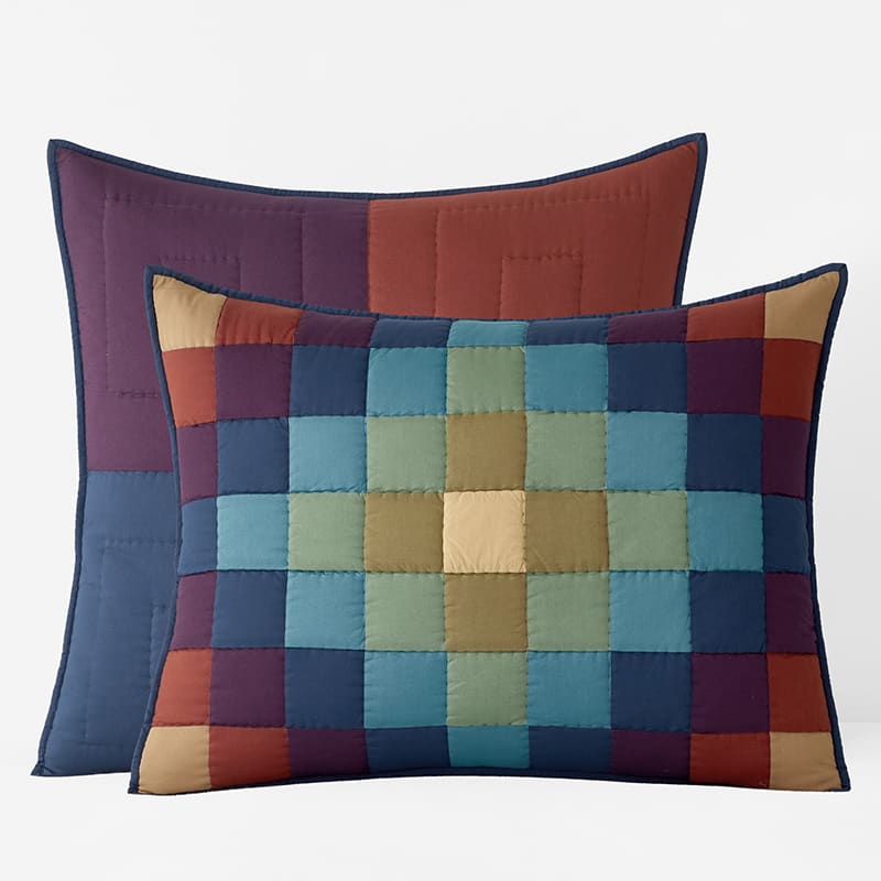 Geometric Patchwork Handcrafted Quilted Sham The Company Store