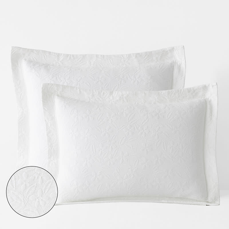 Legends Hotel Leaf Botanical Matelass Sham The Company Store
