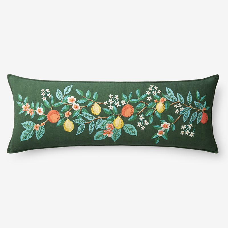 Rifle Paper Co. Citrus Lumbar Pillow Cover The Company Store