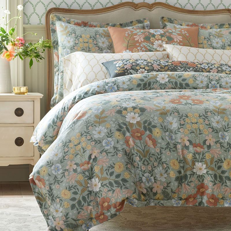 Bramble Garden Floral Sateen Sham