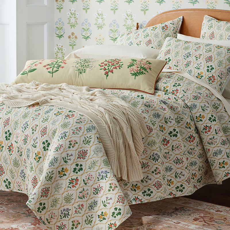 Airy Cotton Voile Solid Quilt & Shams