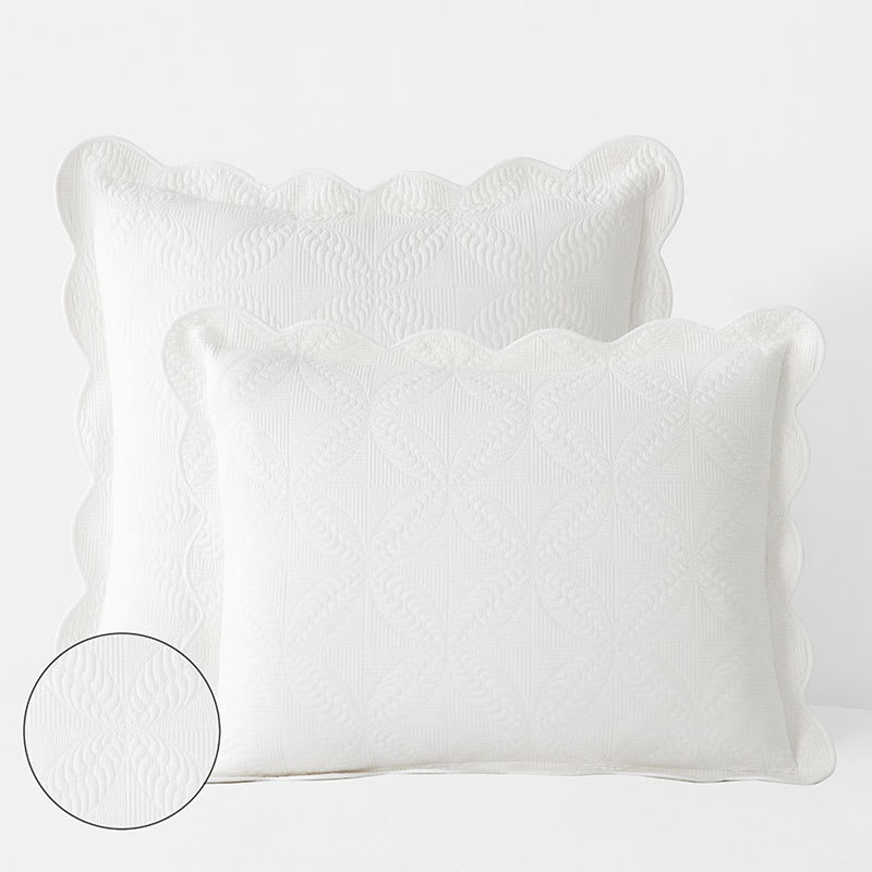Scalloped shams new arrivals