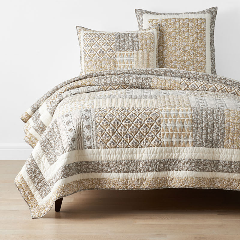 Sneha Cotton Floral Patchwork Quilt The Company Store