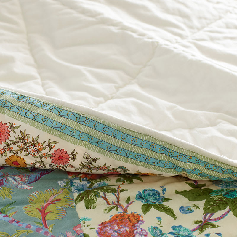 Chandni Vintage Floral Patchwork Quilt | The Company Store