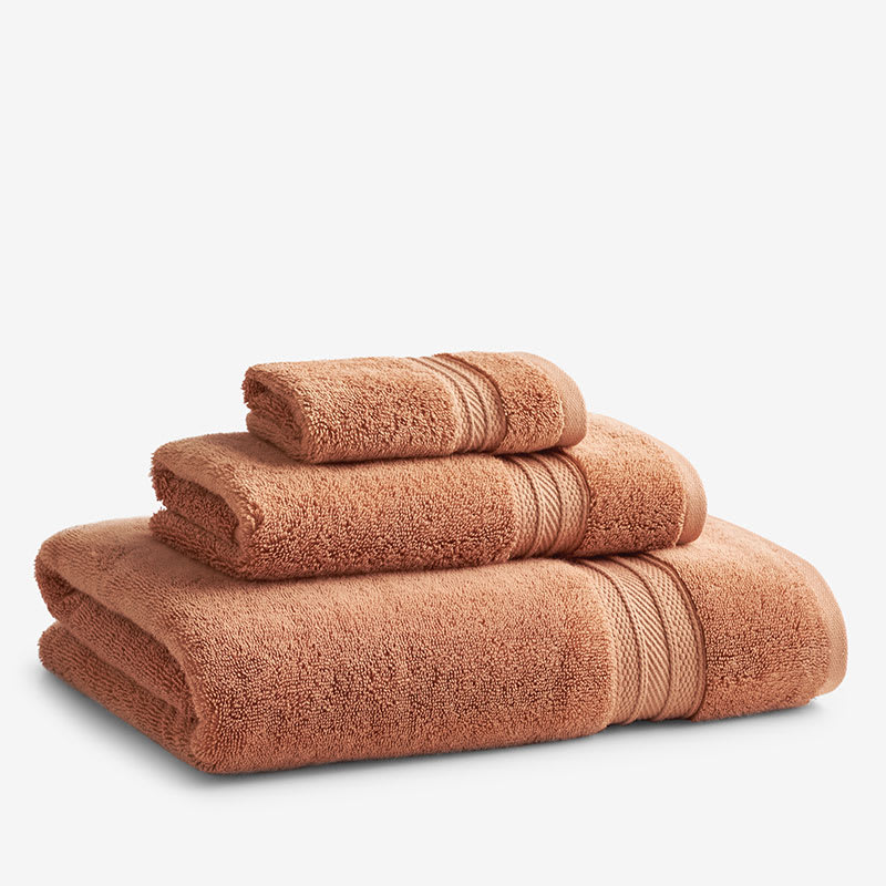 The Company Store Cotton Tencel Lyocell Blush Solid Bath Towel