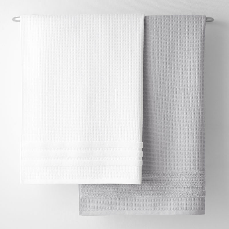 Organic Cotton Bath Towel - White, Size Washcloth (Set of 2) | The Company Store