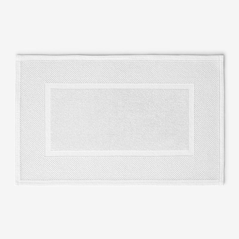 Allure Cotton Bath Mat - White