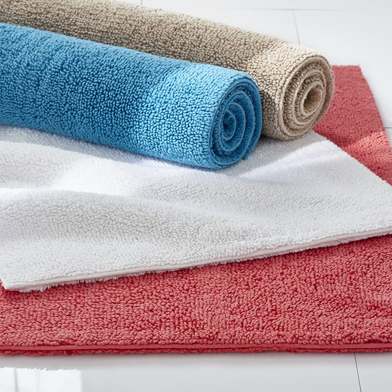 Reversible cotton bath mats sale