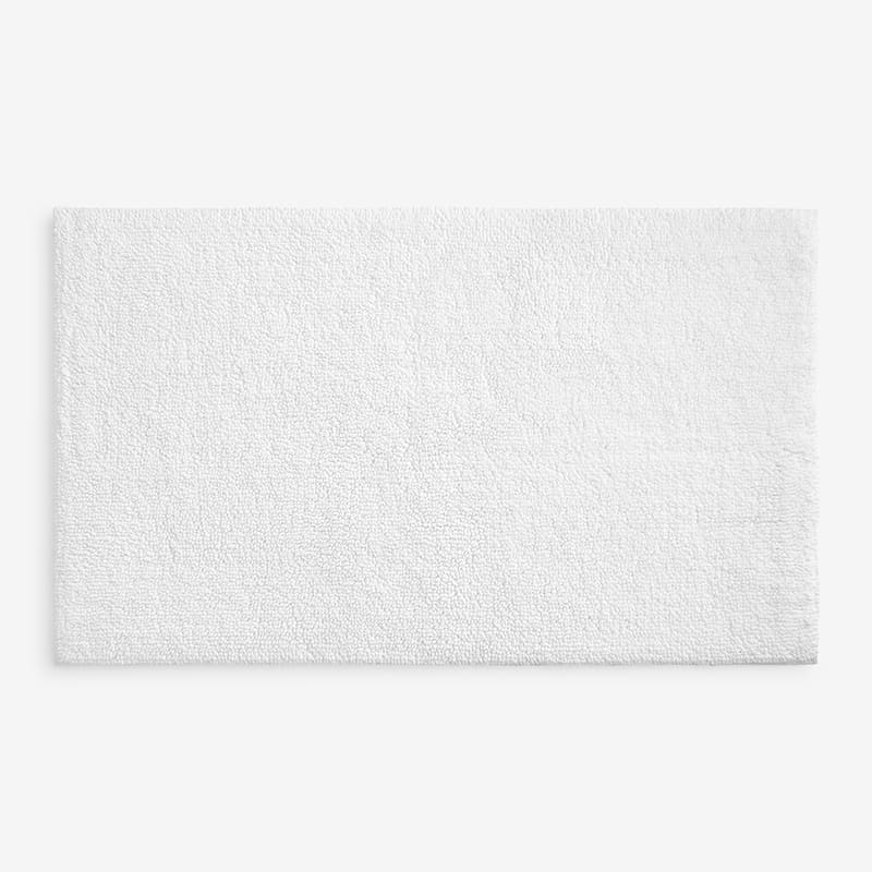 The Company Store Organic Glacier Gray 21 in. x 34 in. Cotton Bath Rug -  Floor Sellers