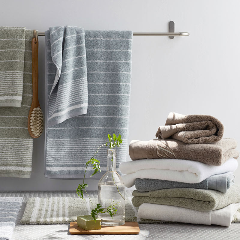 Plush Cotton Spa Solid Bath Towel The Company Store
