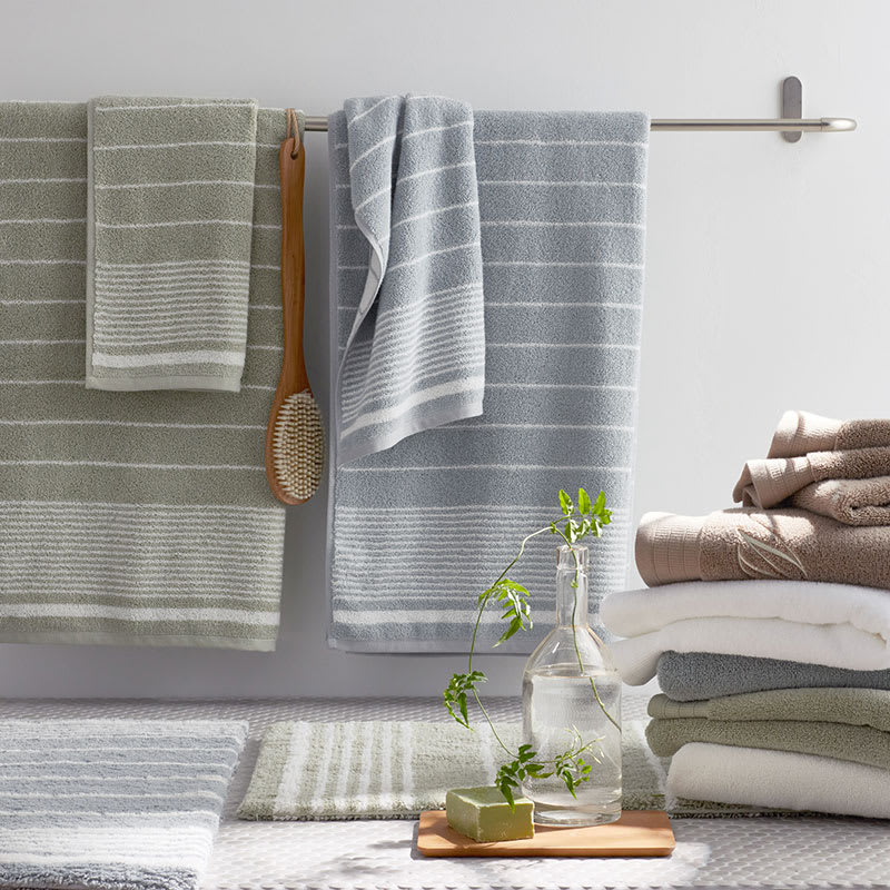 Welspun splendor stripe bath towel 2025