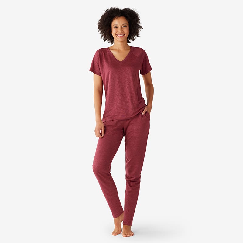 Solid Linen Jersey Pants | The Company Store