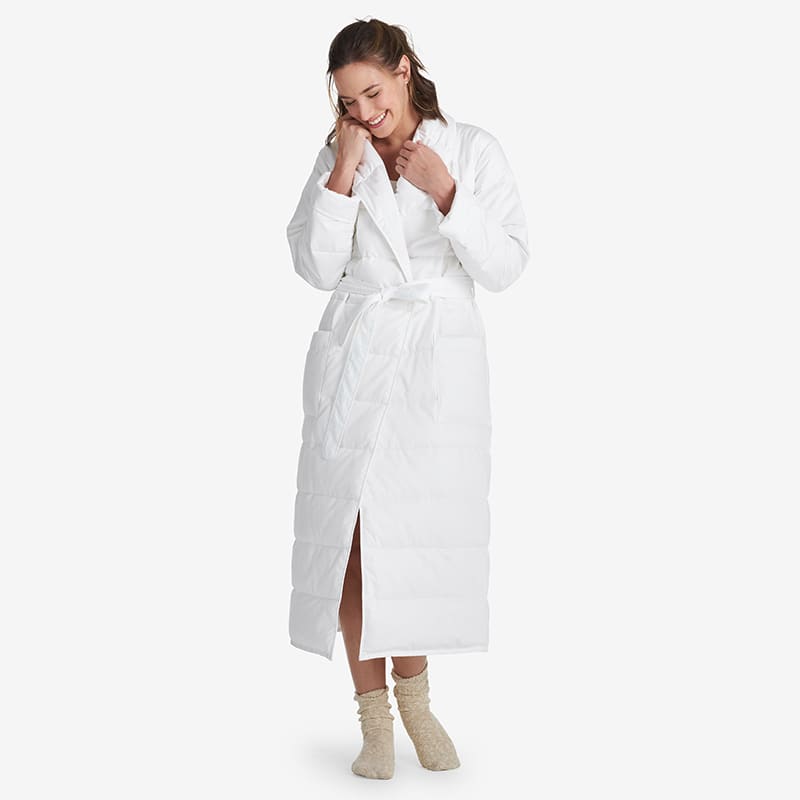 Down housecoat sales