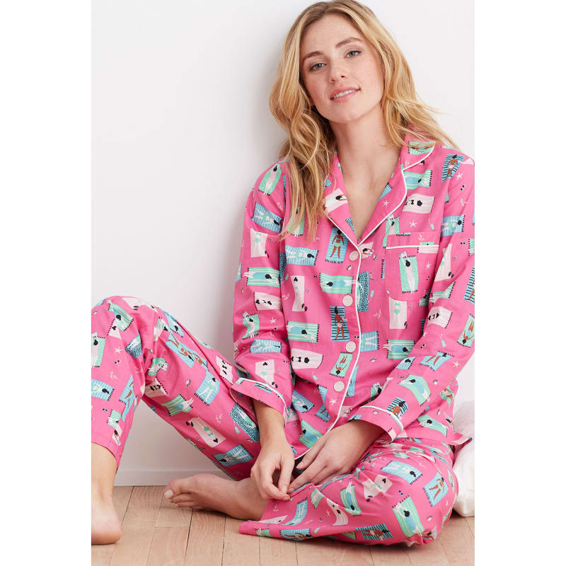 Pajama set in cotton poplin  Pajama set, Cotton poplin, Pajamas