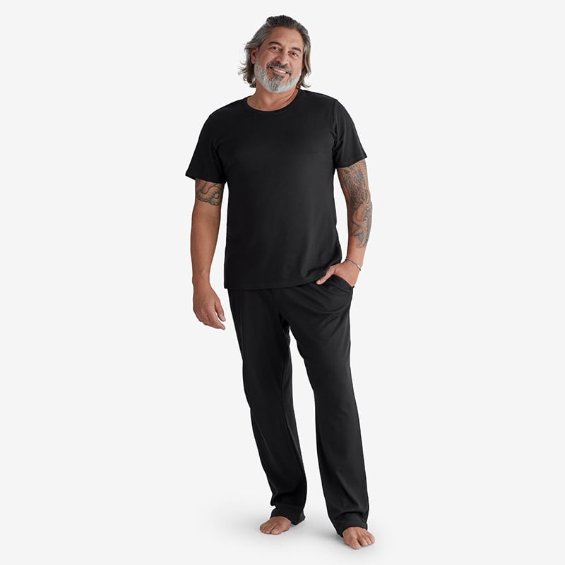 Men's Organic-Pima-Cotton Flannel Pajamas