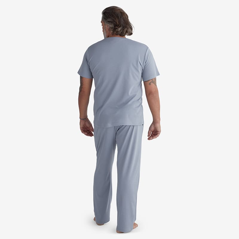 Premium Cotton Pajama Set in Dove Grey