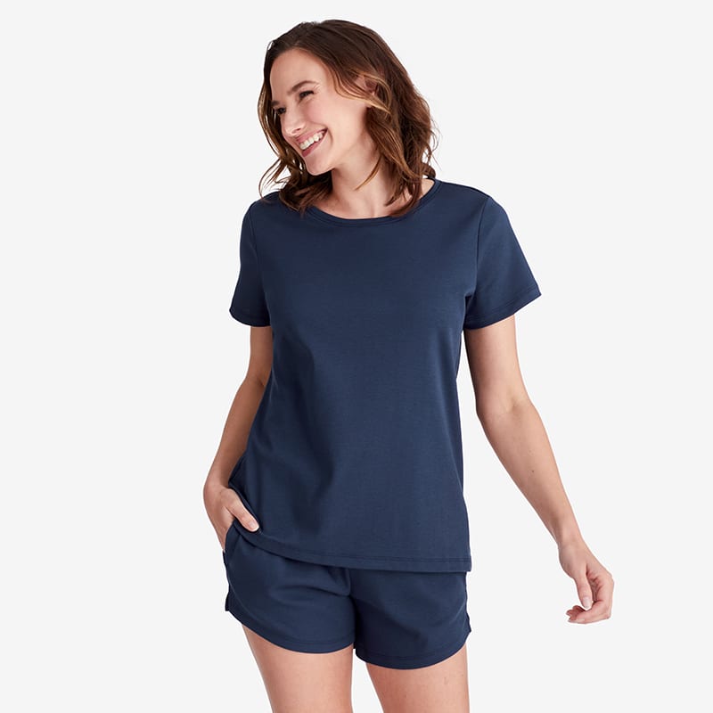 Pima cotton shorts on sale