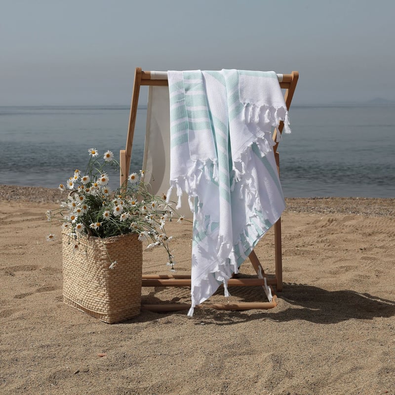 Organic Bath Sheet - Generously Sized - The Turkish Towel Company