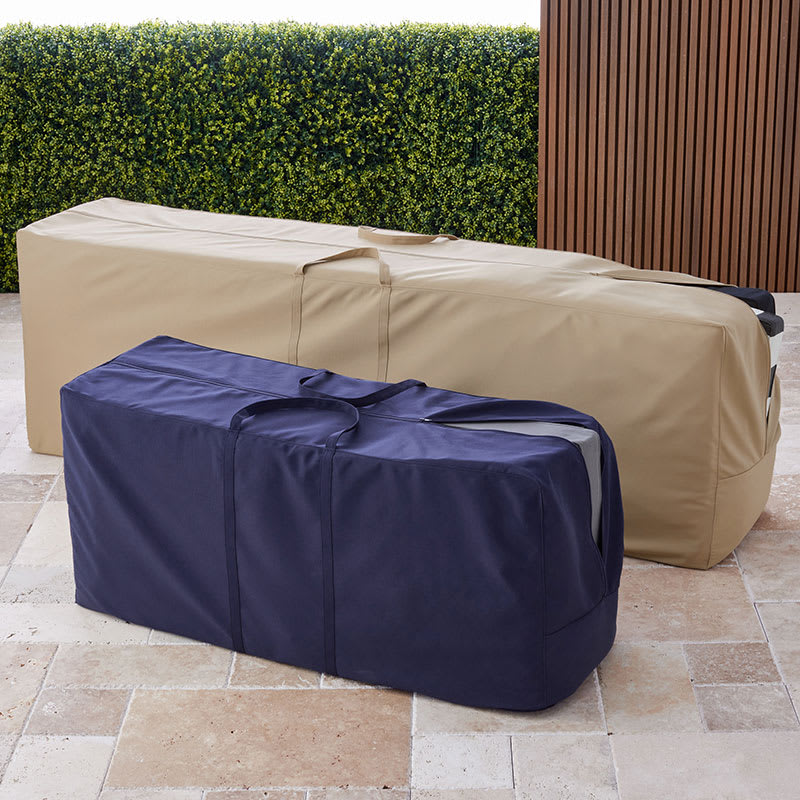 Aurragiy Square Cushion Storage Bag Outdoor Cushion Storage Bags Water  Resistant All Weather Protection with Zipper and Handle Garden Furniture