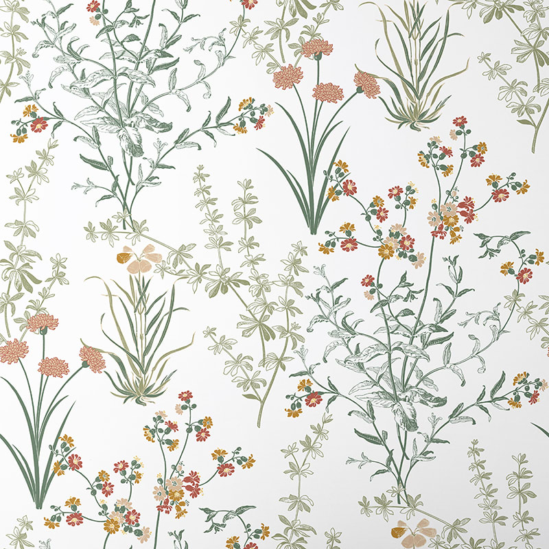 Jardin Wildflower Eco-Friendly Wallpaper | The Company Store