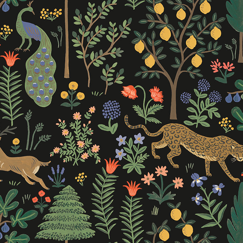 Rifle Paper Co. Menagerie Peel & Stick Wallpaper | The Company Store