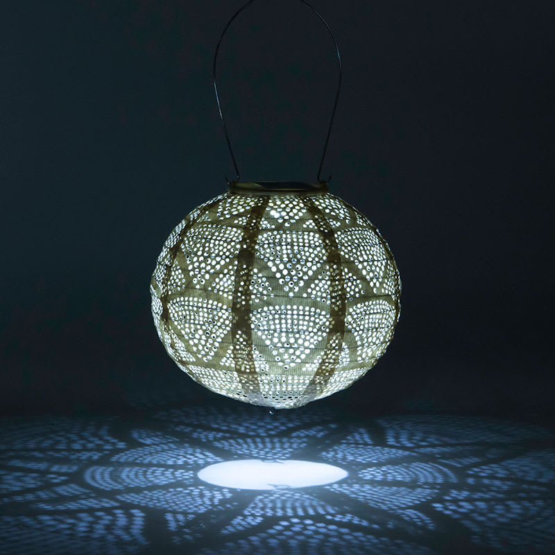 Large damasque solar lantern hotsell