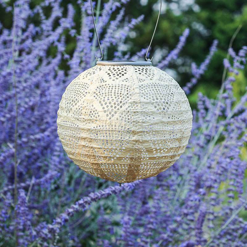 Solar paper lanterns for garden online
