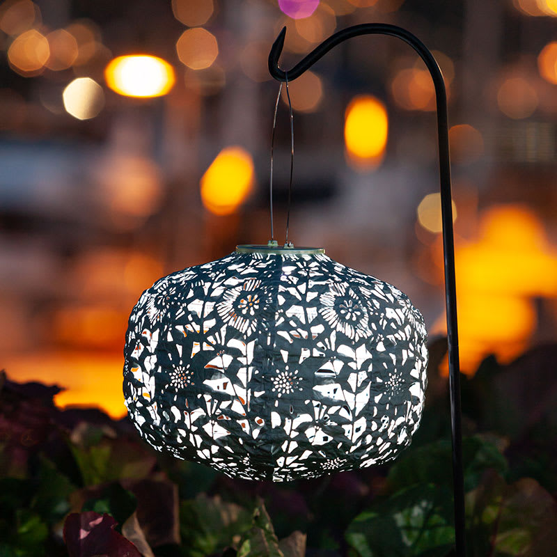 Soji Stella Sunflower Solar Outdoor Lantern The Company Store