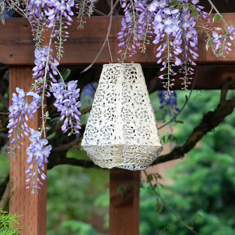 Floral Lace Battery Lantern, Oval - Terrain