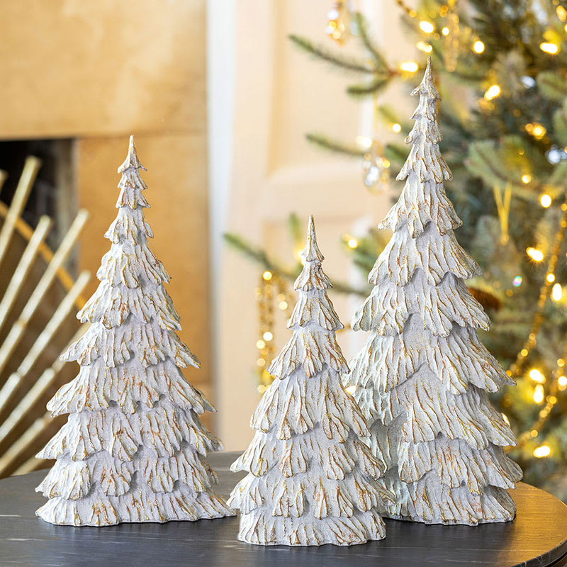 Decorative Foam Ball Cone Tree Set of 2